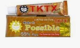 Mogelijke tatoeage verdoofde crème 55% Tktx tatoeage anesthetische zalf snelwerkende sterke verdoofde crème voor lichaam tatoeage