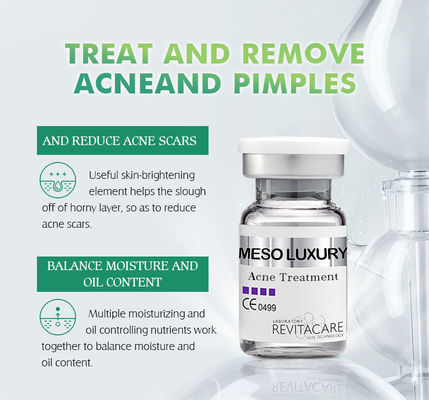 Het zuivere Duidelijke Serum dat van de Installatiepukkel Behandeling Mesotherapy voor Acnelittekens wit