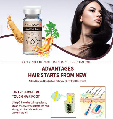 Ampul Serum Anti Haaruitval Serum Plantaardig Ingrediënt Natuurlijke Haargroei Essence Microneedling Serum Set