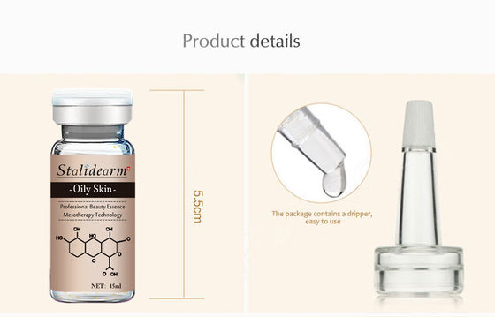 De organische Kruidenserum Antiacne paste het Gezichtsessentie van Etiketdermapen voor Olieachtige Huid aan