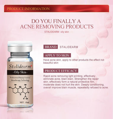 Microneedle Serum Mesotherapie Acne Behandeling Anti Acne Aangepast Label Dermal Pen Gezicht Essentie Voor Vette Huid