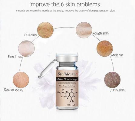 Huid helderder Meso Serum Microneedling Aangepast Logo Anti Aging Whitening Serum
