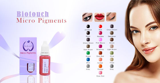 Biotouch van de Micro- de Inkt Chocoladebruin 1/2 Oz Pigmenttatoegering voor Pigment van de de Tatoegerings het Permanente Make-up van de Wenkbrauwlip