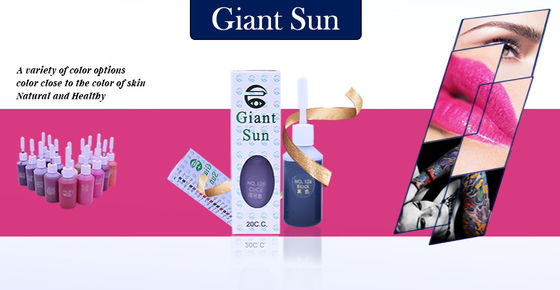 Het REUZEpigment van de ZON Semi Permanente Make-up/Originele Tatoegeringsinkt 20ml voor de Tatoegering van de Wenkbrauwlip
