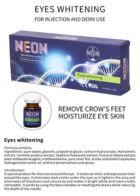 Van het de Rimpeloog van het neonmerk de Originele Antiinjectie die van het Serummesotherapy Oogserum witten