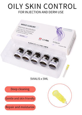 Van het de Huidsaldo van de oliecontrole Peptide van de het Serum Meso Luxe 24k Gouden OEM van het Serum Vastgestelde Privé Etiket