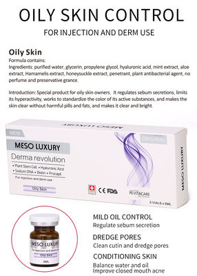 Van het de Huidsaldo van de oliecontrole Peptide van de het Serum Meso Luxe 24k Gouden OEM van het Serum Vastgestelde Privé Etiket