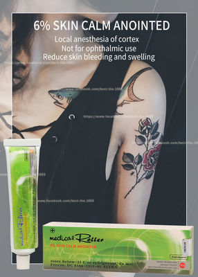 De Room10g Anti Allergische zwelt Anti van het tatoegerings Verkleumde Verdovingsmiddel de Tatoegeringslidocaine van de Lippenwenkbrauw Room