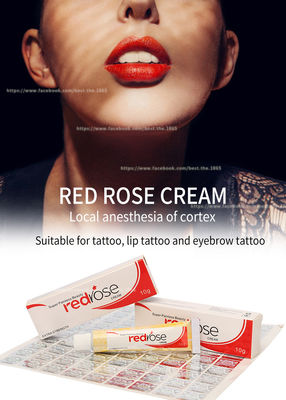 Rode Roos Verdovende Crème Permanente Make-up Lidocaïne Verdovende Crème Lip Wenkbrauw Tatoeage