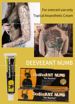 Lidocaine van Deeveeant van de pijnhulp zwelt de Verkleumde het Verdovingsmiddelenroom van de Roomtatoegering Anti Olieachtige Witte Roze Kleur van 10g de niet