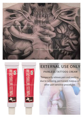 Verdovingsmiddel die van de tatoegerings het Pijnloze Room de Pijn van de Room10g 20g 30g Buis het Verlichten gevoelloos maken