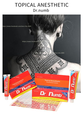 Niet Olieachtig Verkleumd Dr. Lidocaine van Numb 30g Room van de Verdovingsmiddelenroom voor van de de Tatoegeringslaser van de Lippenwenkbrauw het Haarverwijdering