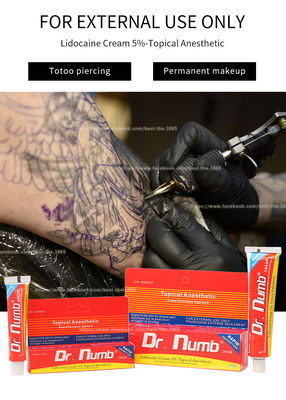 Lidocaïnecrème voor lip- en wenkbrauwtatoo