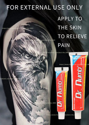 Lidocaïnecrème voor lip- en wenkbrauwtatoo