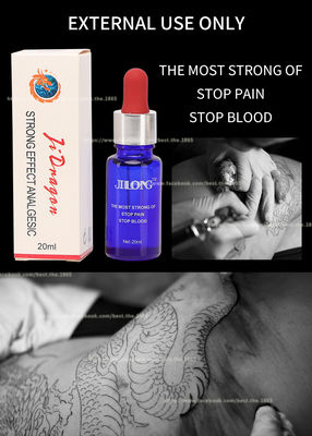 JINLONG van het de Vorstijs van het tatoegeringsverdovingsmiddel Vloeibaar Transparant de Pijneinde Vloeibare 20ml