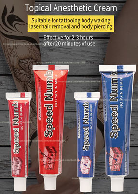 Tatoeage verdoofde tatoeagecrème