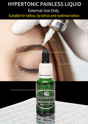Gouden Rose Tattoo Anesthetic Numbing Liquid-Wenkbrauwtatoegering die Room gevoelloos maken