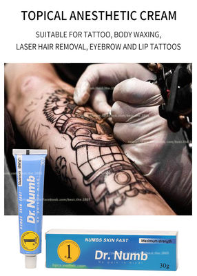 DR. NUMB 10g tatoeeert Pijnloze Roomlidocaine Room Permanente Make-up Gevoelloos makend de Tatoegerings Verkleumde Room van de Roomeyeliner