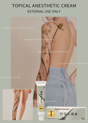 Dr. Numb Tattoo Lidocaine-Tatoegering die van het de Roomlichaam van de Roomtatoegering de Verkleumde van het de Tatoegeringseinde van het Room Privé Etiket de Pijnroom gevoelloos maken