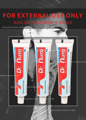 Dr. van de de Make-uptatoegering van Numb 30g het Permanente de Verkleumde Room Pijnloze Lidocaine Gel 30ml TKTX TATTOOIST van het Room In het groot Prijskaartje #45