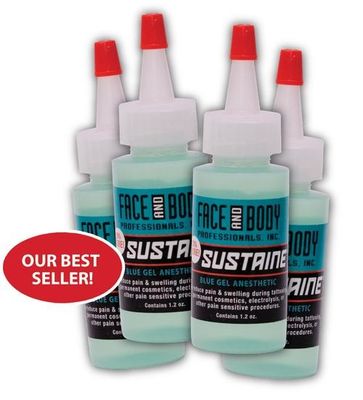 Lidocaine Tatoegering die van het het Gelverdovingsmiddel van Sustaine de Blauwe de Antiallergie van 1.2OZ gevoelloos maakt