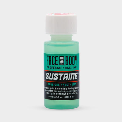 Lidocaine Tatoegering die van het het Gelverdovingsmiddel van Sustaine de Blauwe de Antiallergie van 1.2OZ gevoelloos maakt