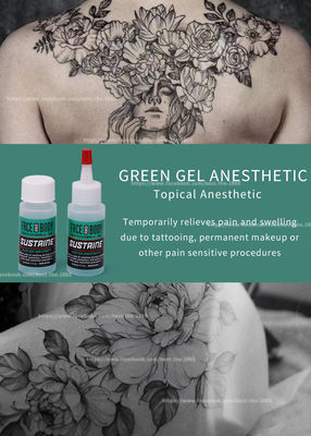 De Tatoegering die van verdovingsmiddelensustaine Antiallergie van de Gel de Stabiele Groene Kleur gevoelloos maakt