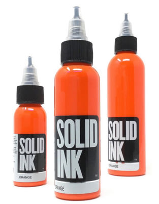 De zuivere Permanente van de de Tatoegeringsinkt van het Make-uppigment Oranje van de het Lichaamstatoegering Stevige Inkt 30ML 60ML 120ML 260ML