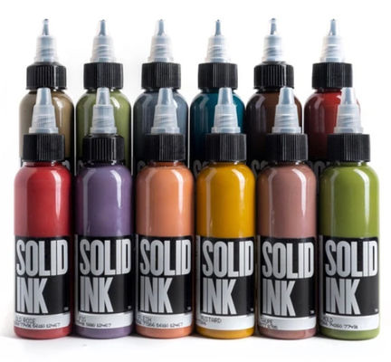 Van de de Inkttatoegering van 60ML 120ML Stevig de Inkt Micro- Lichtbruin Pigment