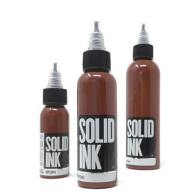 Bruin van het de Make-uppigment 30ML 60ML 120ML 260ML van de Tatoegerings Stevig Inkt Zuiver Permanent Organisch de Tatoegeringspigment