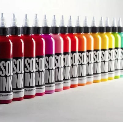 Niet Gevaarlijk de Inktpigment Stevige 30ML 60ML van de Kleurentatoegering met Glycerine