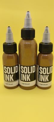 Van de Micro- van de de Tatoegeringsinkt van 60ML 120ML de Stevige Inkt Pigment Lichtbruine Tatoegering