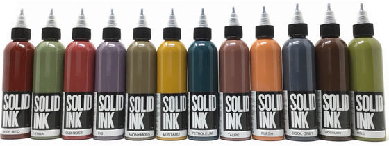 Van de de Inkttatoegering van 60ML 120ML Stevig de Inkt Micro- Lichtbruin Pigment