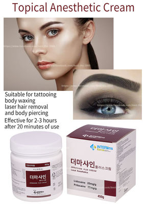 450G actuele Lidocaine Room/het Gevoelloos maken van Room voor de Tatoegerings Permanente Make-up van Gezichtsmicroneedling