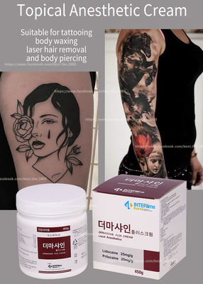 450G actuele Lidocaine Room/het Gevoelloos maken van Room voor de Tatoegerings Permanente Make-up van Gezichtsmicroneedling