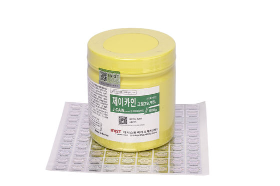15.6% 29,9% J CAIN Numb Anesthetic Cream Lidocaine van de 500 Gramtatoegering Room Stabiele Kleur voor Tatoegering