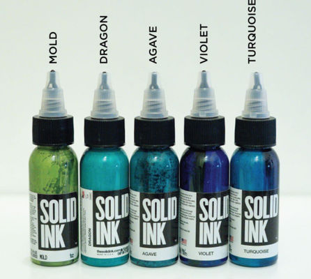 Niet Gevaarlijk de Inktpigment Stevige 30ML 60ML van de Kleurentatoegering met Glycerine