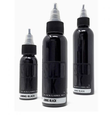 Het voeren van het Zwarte van de de Tatoegeringsinkt van de Lichaams Stevige Inkt Tijdelijke Zuivere Pigment 120ML 260ML