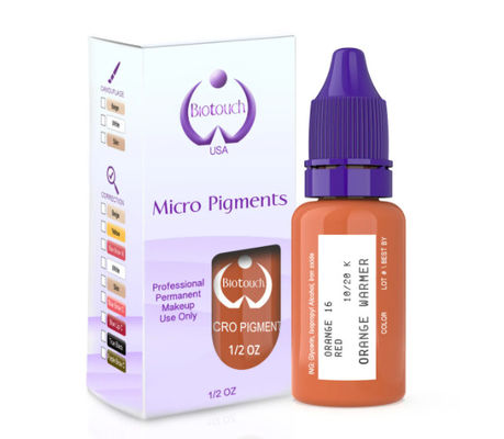 Van de het Pigmentkleur van BiotouchmicrGel polishgment Oranje van de Make-upmicroblading Permanente de Leveringswenkbrauw die MicrGel polishgmentation in de schaduw stellen