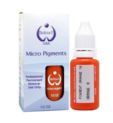 Van de het Pigmentkleur van BiotouchmicrGel polishgment Oranje van de Make-upmicroblading Permanente de Leveringswenkbrauw die MicrGel polishgmentation in de schaduw stellen