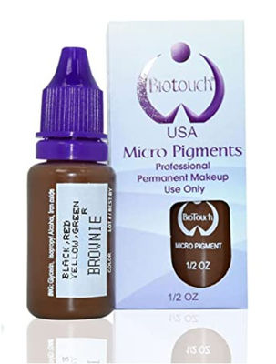 Biotouch van Micro- de Leveringswenkbrauw die Pigmentbrownie pigment color permanent makeup Microblading MicrGel polishgmentation in de schaduw stellen