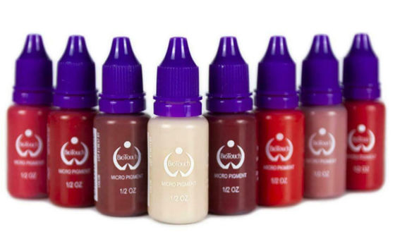 Biotouch van het Micro- van de de Kleuren Permanente Make-up Pigment Rode Pigment de Leveringswenkbrauw die van Microblading MicrGel polishgmentation in de schaduw stellen