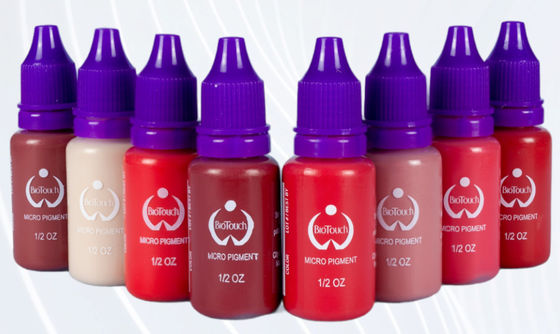 Biotouch van het Micro- van de de Kleuren Permanente Make-up Pigment Beige Pigment de Leveringswenkbrauw die van Microblading MicrGel polishgmentation in de schaduw stellen
