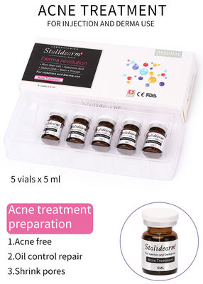 Van het de Essentieserum van de acnebehandeling van het de Injectiegebruik het Effect van Theraphy Meso Veilig Goed Serum Vastgestelde 5pcs/Set