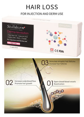 Anti-haaruitval mesotherapie oplossing exosoom injectie Frankrijk Stalidearm injecteerbare serum haargroei hergroei