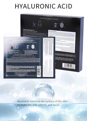 Zuiver Materiaal die Gezichtsmasker7pcs Hyaluronic Zure Strakke Huid bevochtigen